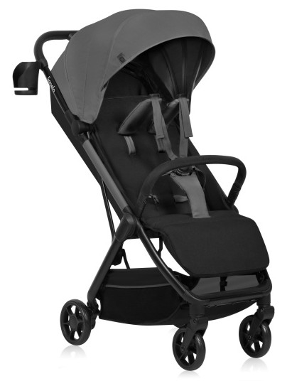 Lionelo - Passeggino sportivo JULIE AIR Grigio Pietra