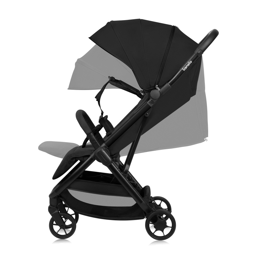 Lionelo - Passeggino sportivo JULIE AIR Nero Onice