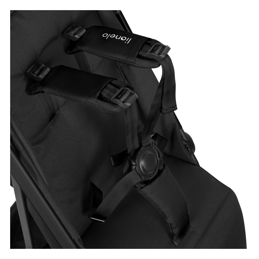Lionelo - Passeggino sportivo JULIE AIR Nero Onice
