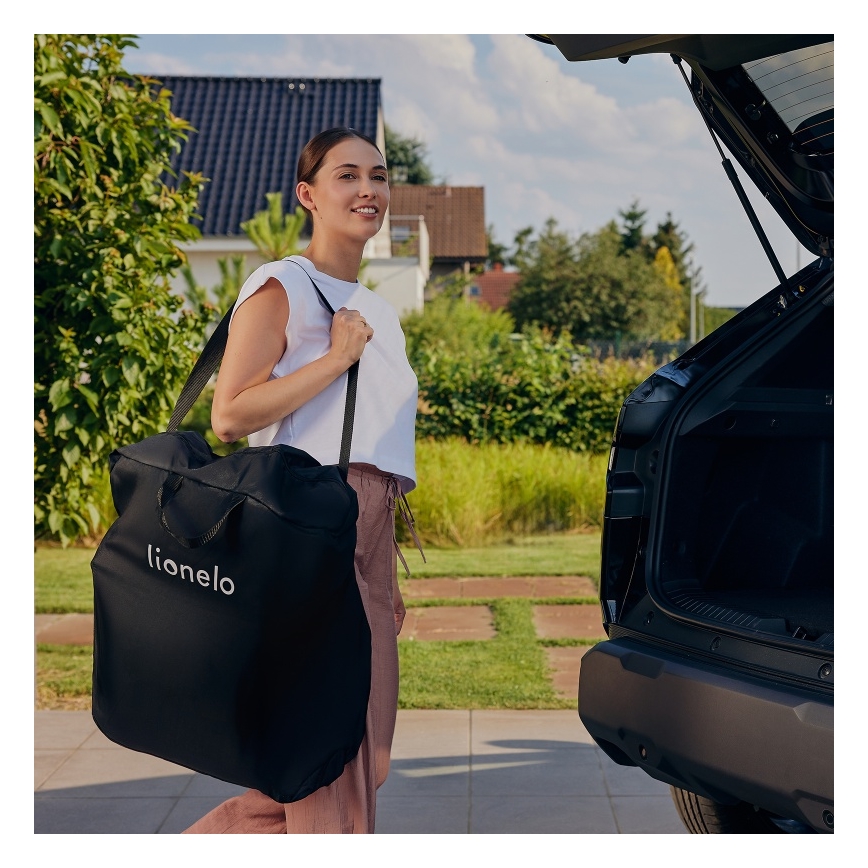 Lionelo - Passeggino sportivo JULIE ONE Nero