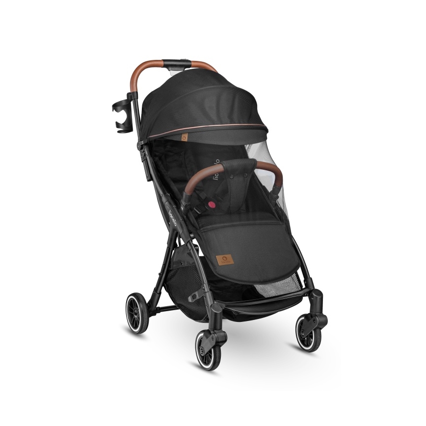 Lionelo - Passeggino sportivo JULIE ONE Nero