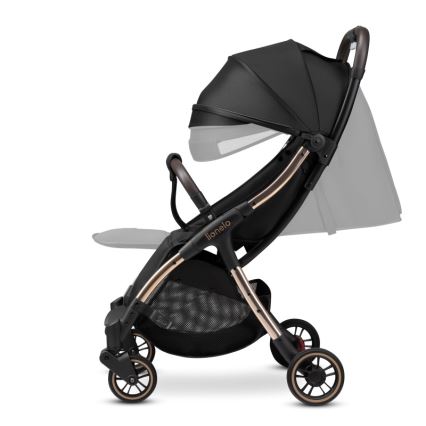 Lionelo - Passeggino sportivo JULIE ONE Nero/Oro