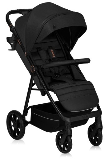 Lionelo - Passeggino sportivo MIRA Nero Onice