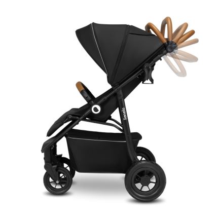 Lionelo - Passeggino sportivo NATT Nero Onice