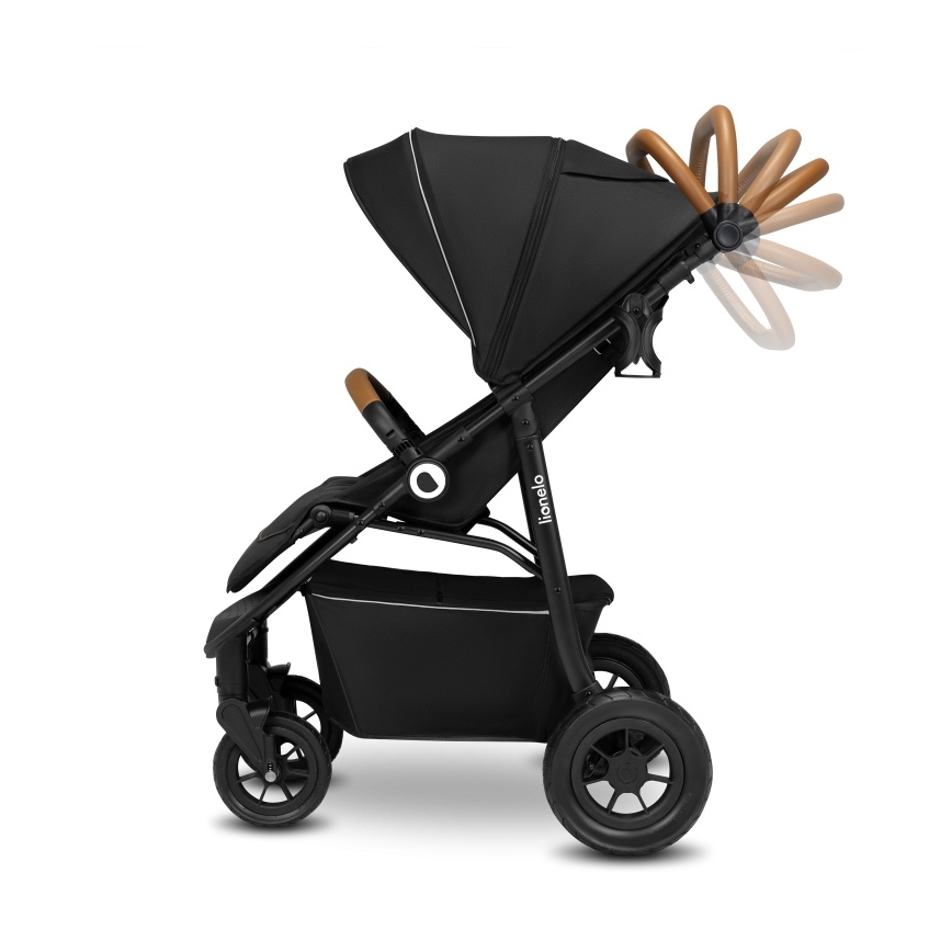 Lionelo - Passeggino sportivo NATT Nero Onice
