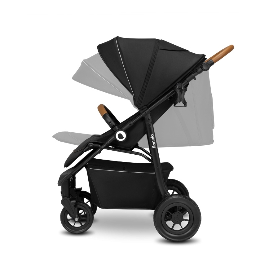Lionelo - Passeggino sportivo NATT Nero Onice