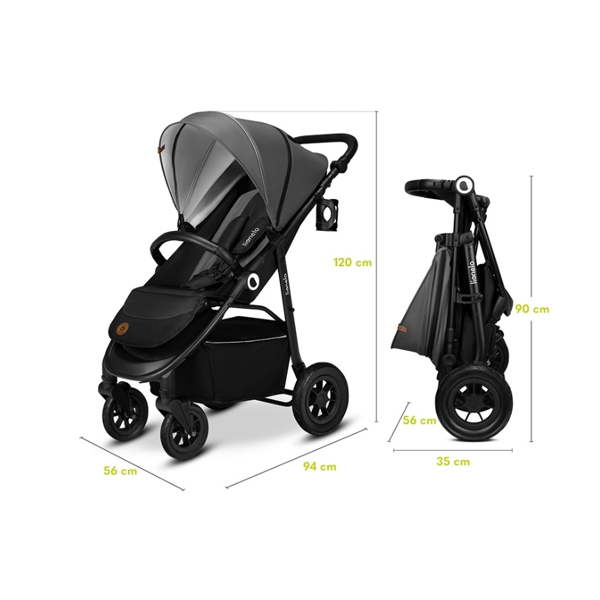 Lionelo - Passeggino sportivo NATT Verde smeraldo