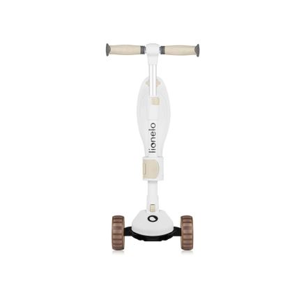 Lionelo - Per bambini scooter 2in1 FRANKY bianco/beige