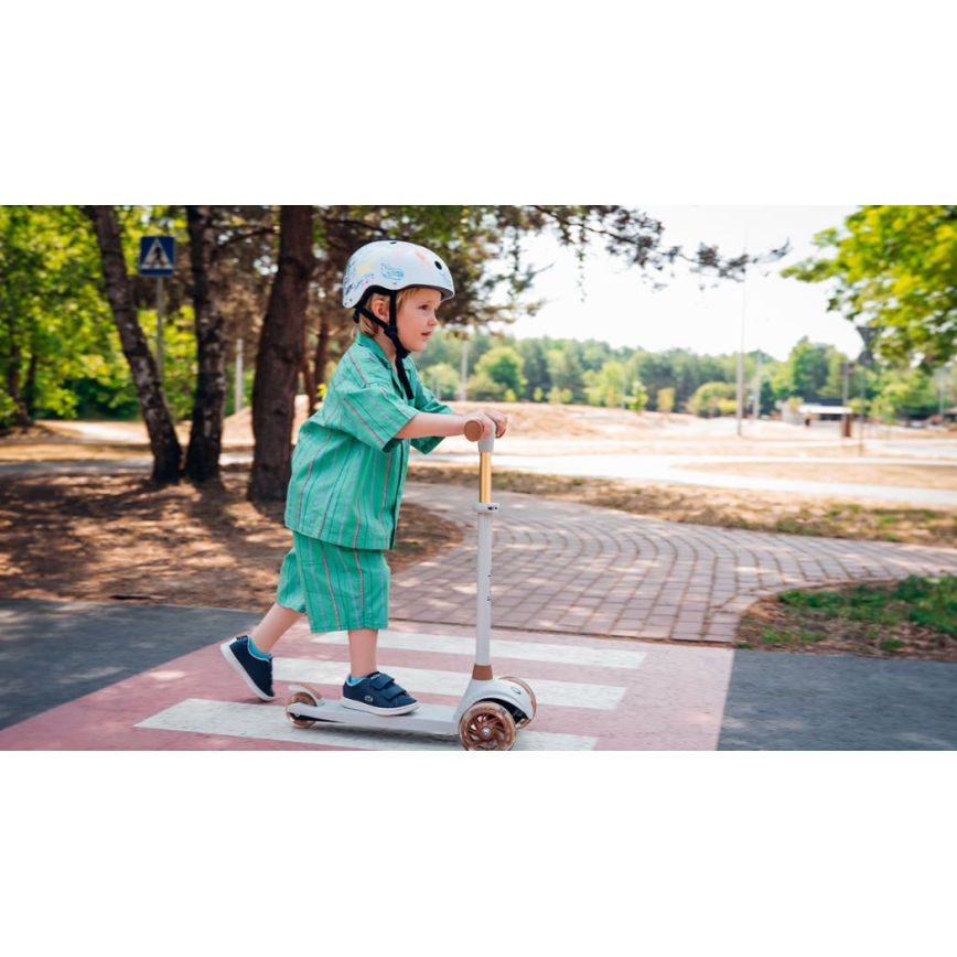 Lionelo - Per bambini scooter JESSY 3xAA rosa