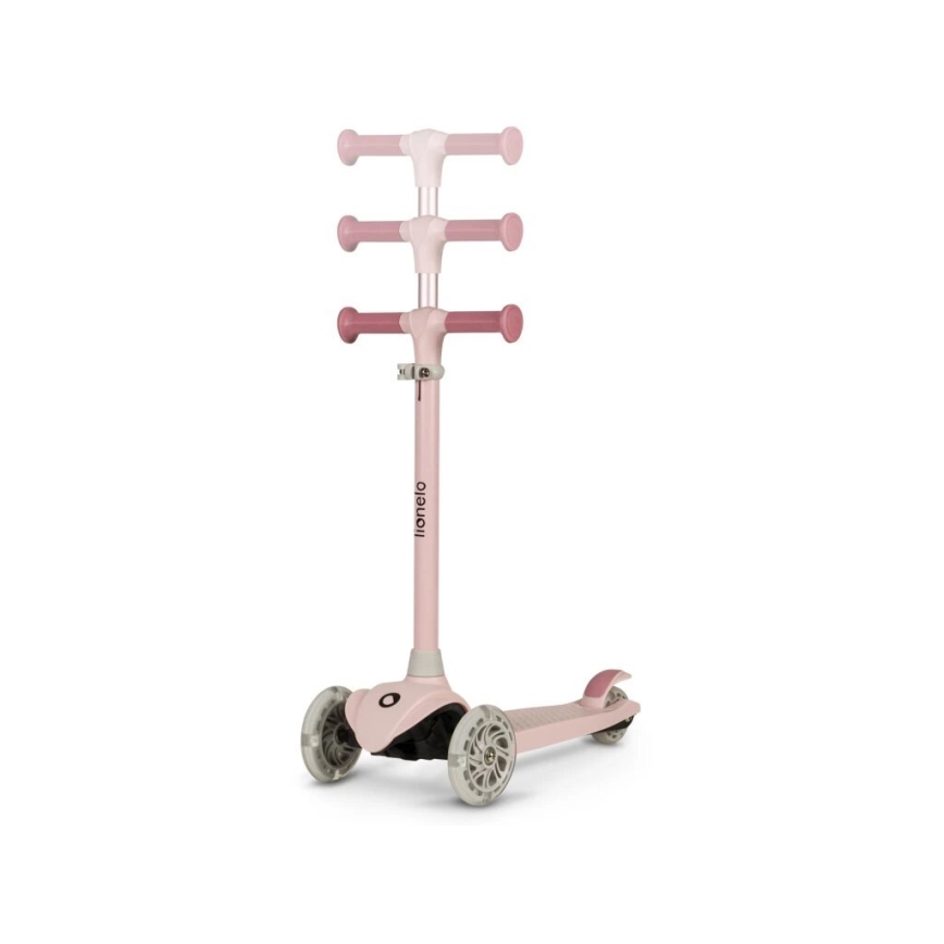 Lionelo - Per bambini scooter JESSY 3xAA rosa