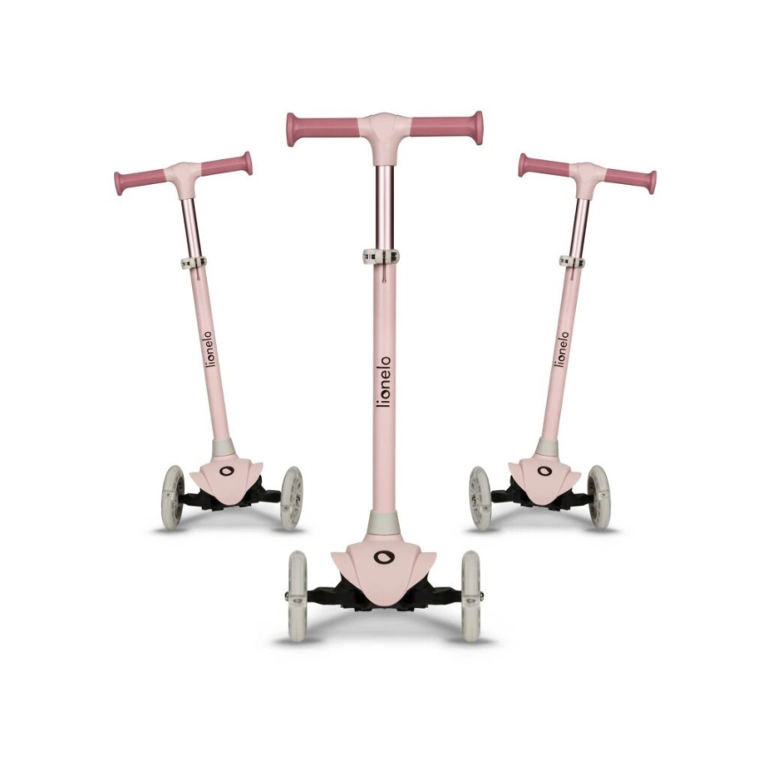 Lionelo - Per bambini scooter JESSY 3xAA rosa
