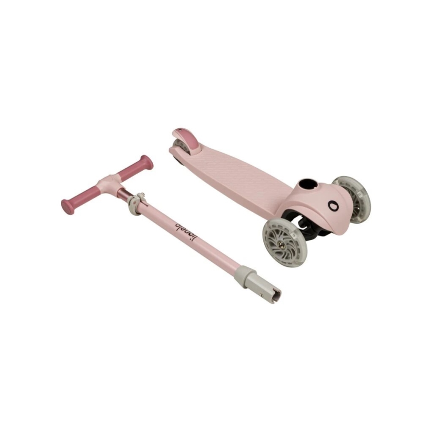 Lionelo - Per bambini scooter JESSY 3xAA rosa