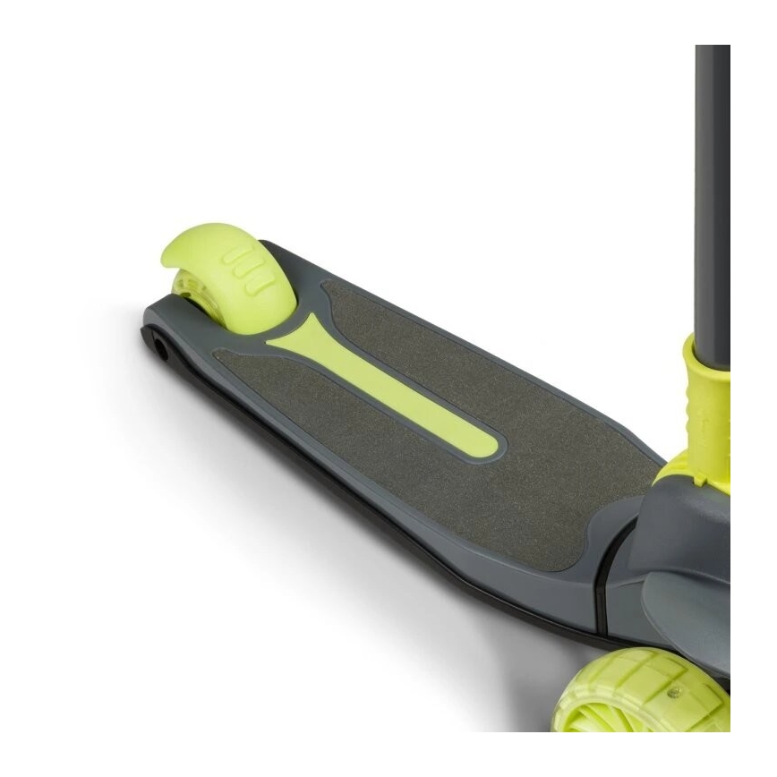 Lionelo - Per bambini scooter TIMMY 3xAA verde/grigio