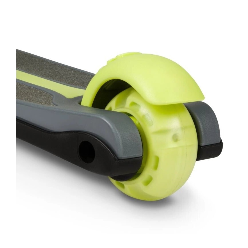 Lionelo - Per bambini scooter TIMMY 3xAA verde/grigio