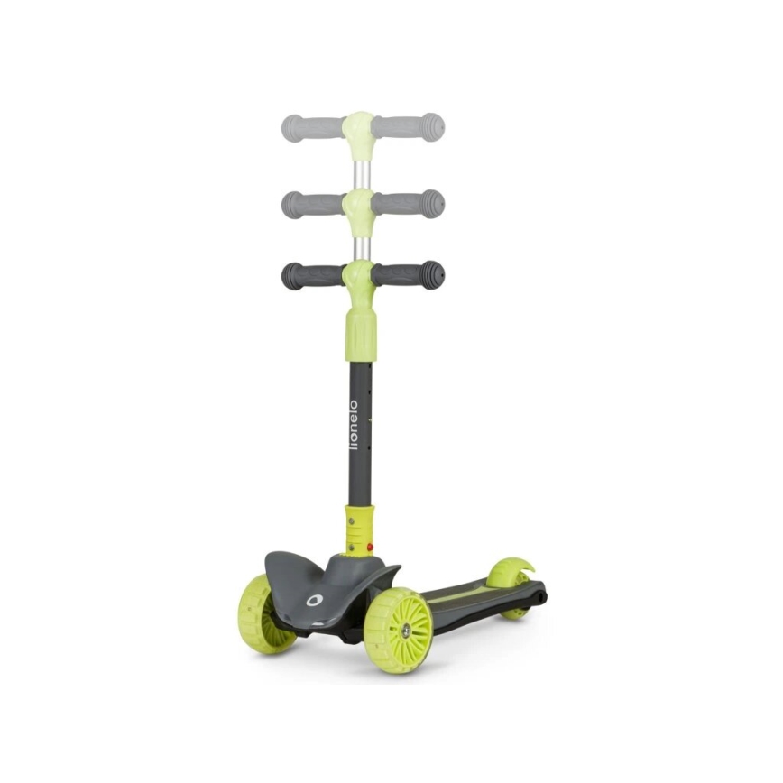 Lionelo - Per bambini scooter TIMMY verde/grigio