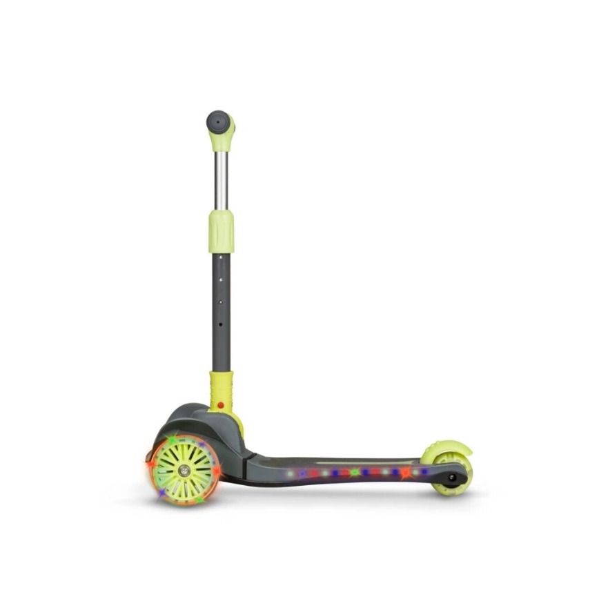 Lionelo - Per bambini scooter TIMMY verde/grigio
