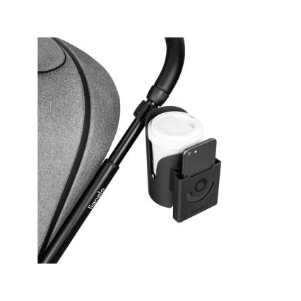 Lionelo - Portabicchieri per passeggino OVE Black Onyx