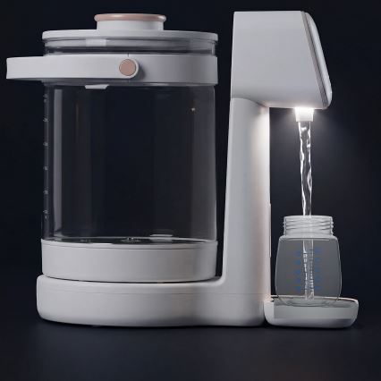 Lionelo - Preparatore di latte per neonati BABYPRESTO 2.0 1200W/230V Bianco