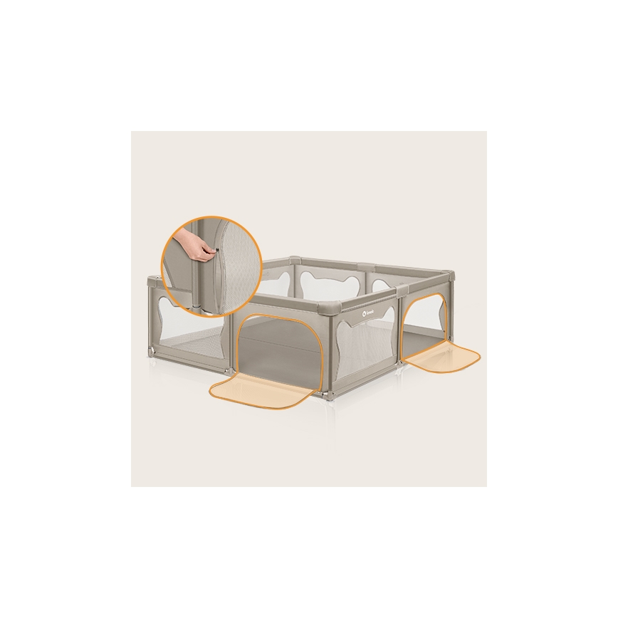 Lionelo - Recinto da gioco WILLOW XL beige