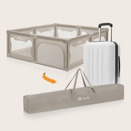 Lionelo - Recinto da gioco WILLOW XL beige