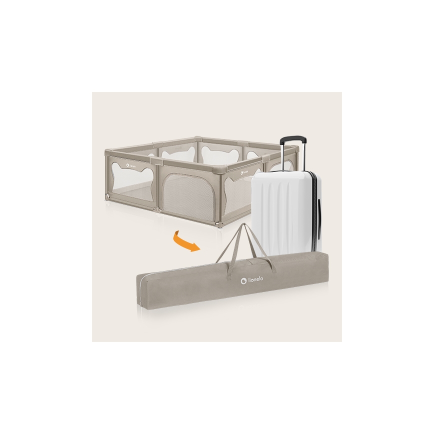 Lionelo - Recinto da gioco WILLOW XL beige