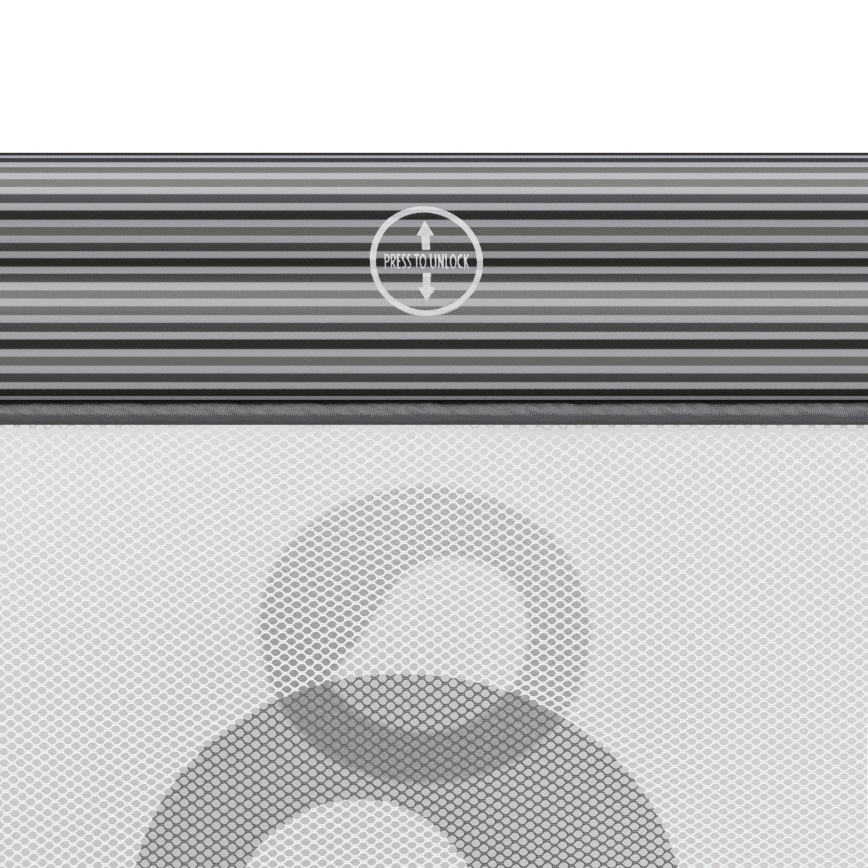 Lionelo - Recinto gioco BONNIE Grey Stone