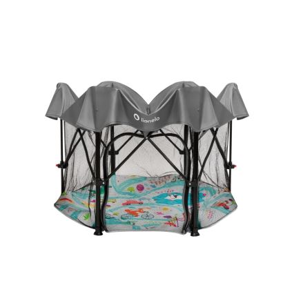 Lionelo - Recinto gioco ROEL PLUS Grigio Multicolore