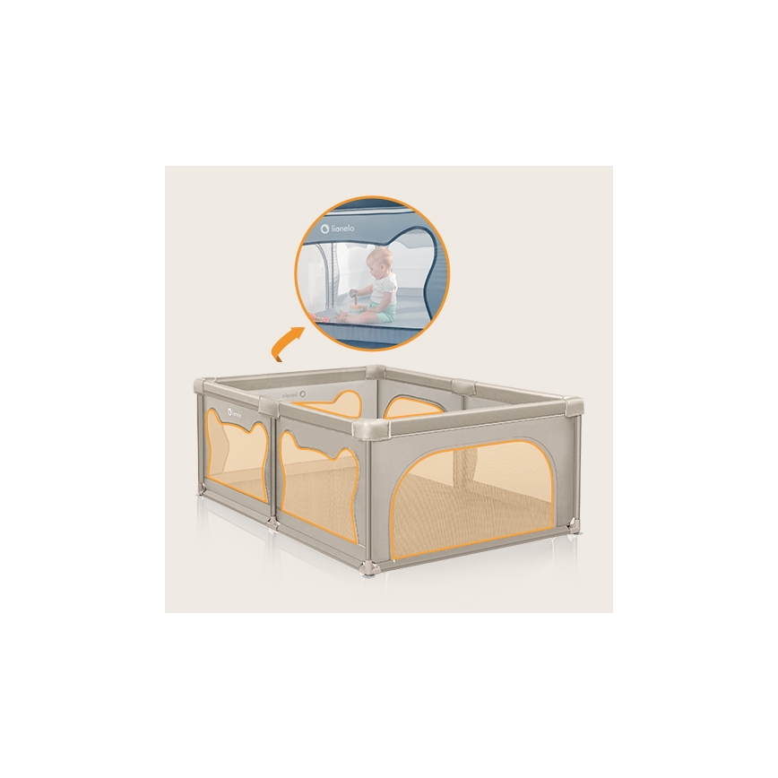 Lionelo - Recinto gioco WILLOW beige