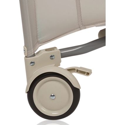 Lionelo - Recinto per bambini MILLE PLUS Grigio/Beige