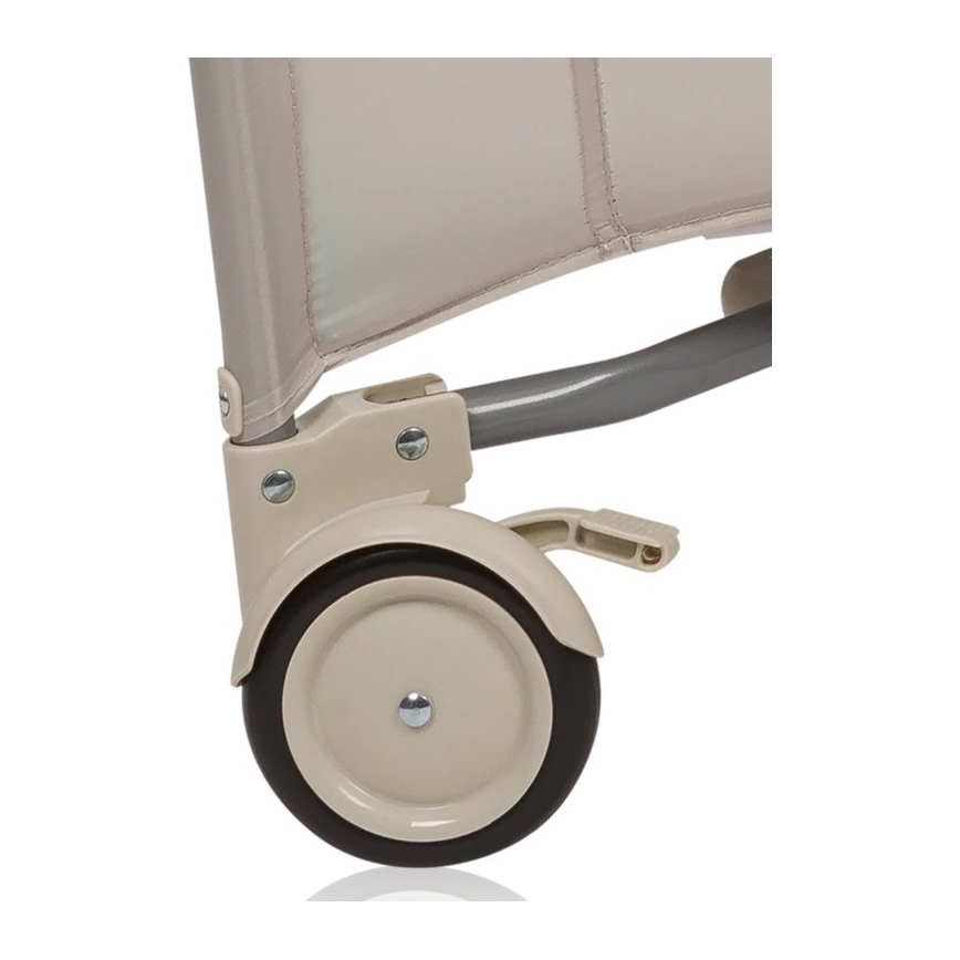 Lionelo - Recinto per bambini MILLE PLUS Grigio/Beige