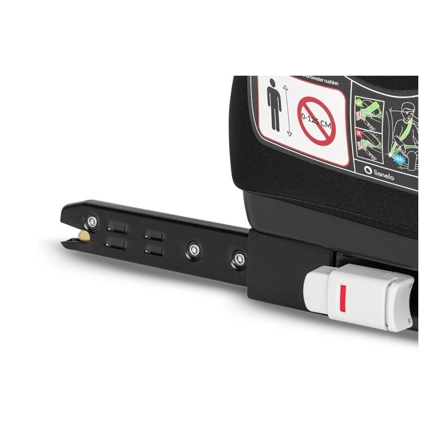 Lionelo - Rialzo auto LUUK FIX i-Size 125-150 cm nero/grigio