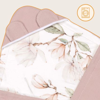 Lionelo - Sacco avvolgente per seggiolino auto TRAVEL SWADDLE 90x90 cm Beige Magnolia