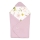 Lionelo - Sacco avvolgente per seggiolino auto TRAVEL SWADDLE 90x90 cm Rosa floreale