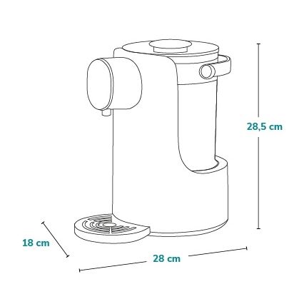 Lionelo - Scaldabiberon BABYPRESTO 1000W/230V bianco
