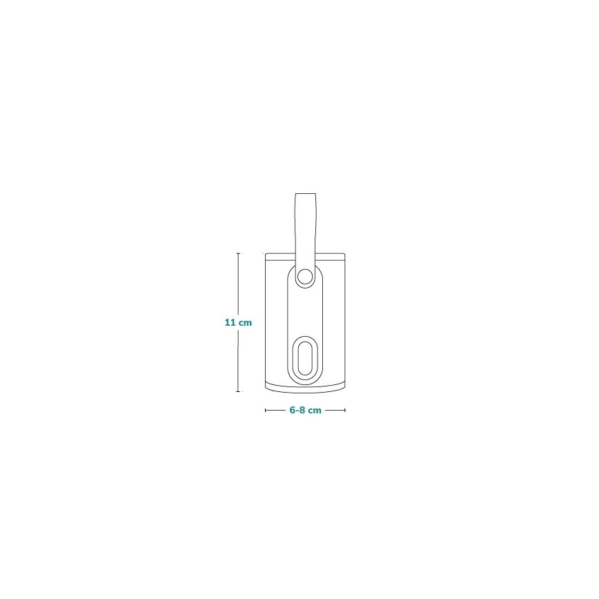 Lionelo - Scaldabiberon ricaricabile THERMUP GO 18W/5V Grigio Argento