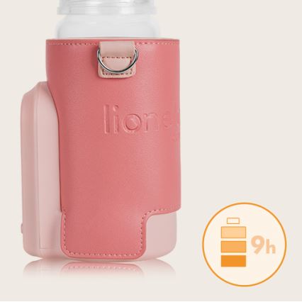 Lionelo - Scaldabiberon ricaricabile THERMUP GO EVO 18W/5V rosa