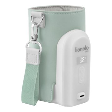 Lionelo - Scaldabiberon ricaricabile THERMUP GO EVO 18W/5V verde/bianco