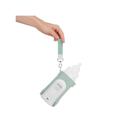 Lionelo - Scaldabiberon ricaricabile THERMUP GO EVO 18W/5V verde/bianco