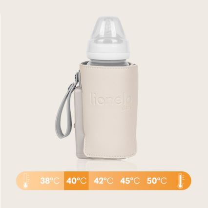 Lionelo - Scaldabiberon ricaricabile THERMUP GO PLUS 10W/5V beige