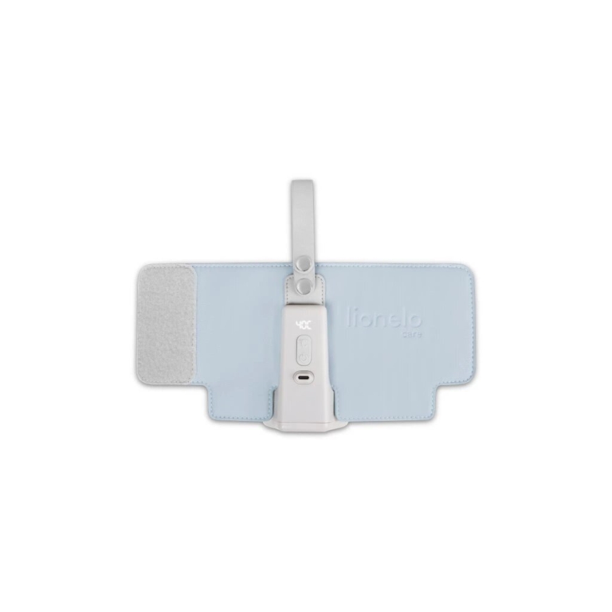 Lionelo - Scaldabiberon ricaricabile THERMUP GO PLUS 10W/5V blu/grigio