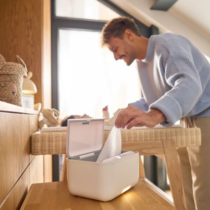 Lionelo - Scaldasalviette per salviette umidificate BABYBLISS 20W/230V