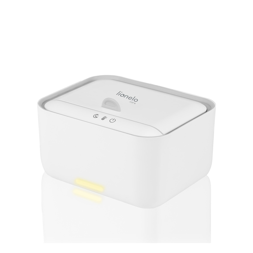 Lionelo - Scaldasalviette per salviette umidificate BABYBLISS 20W/230V