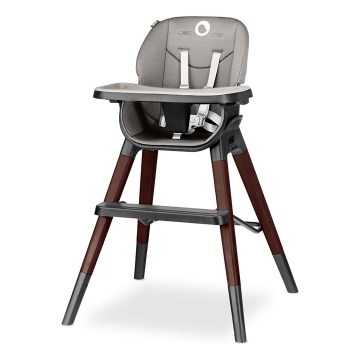 Lionelo - Sedia da pranzo per bambini 2 in 1 MONA Black Onyx