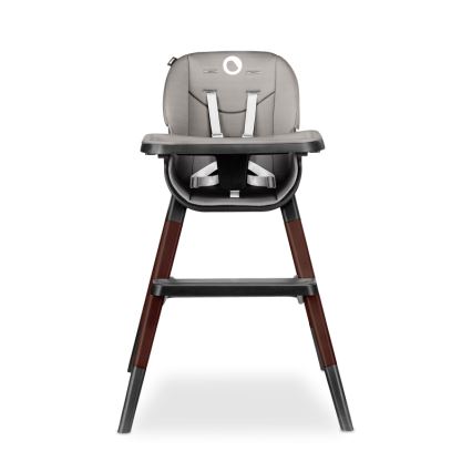 Lionelo - Sedia da pranzo per bambini 2 in 1 MONA Black Onyx