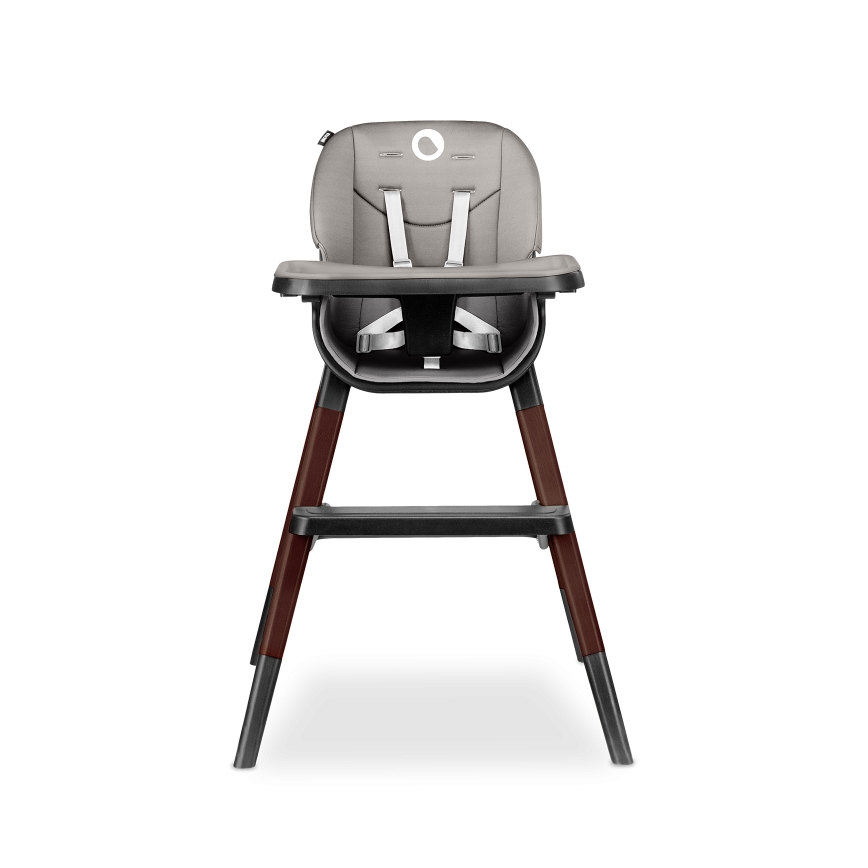 Lionelo - Sedia da pranzo per bambini 2 in 1 MONA Black Onyx