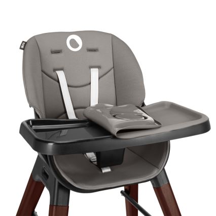Lionelo - Sedia da pranzo per bambini 2 in 1 MONA Black Onyx