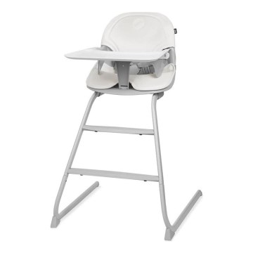 Lionelo - Sedia da pranzo per bambini 2in1 DALIA bianco/grigio