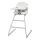 Lionelo - Sedia da pranzo per bambini 2in1 DALIA bianco/grigio