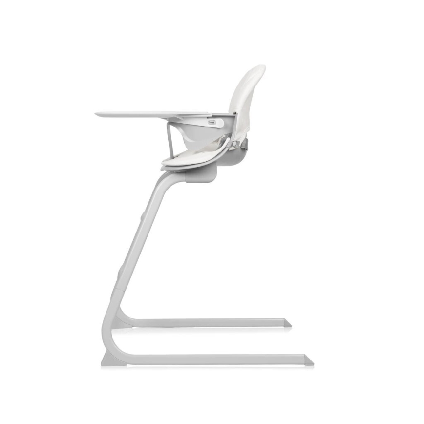 Lionelo - Sedia da pranzo per bambini 2in1 DALIA bianco/grigio