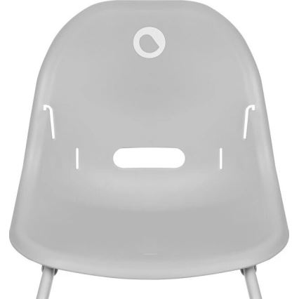 Lionelo - Sedia da pranzo per bambini 2in1 DALIA bianco/grigio